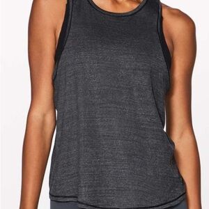 Lululemon Athletica Heathered gray Tank Top